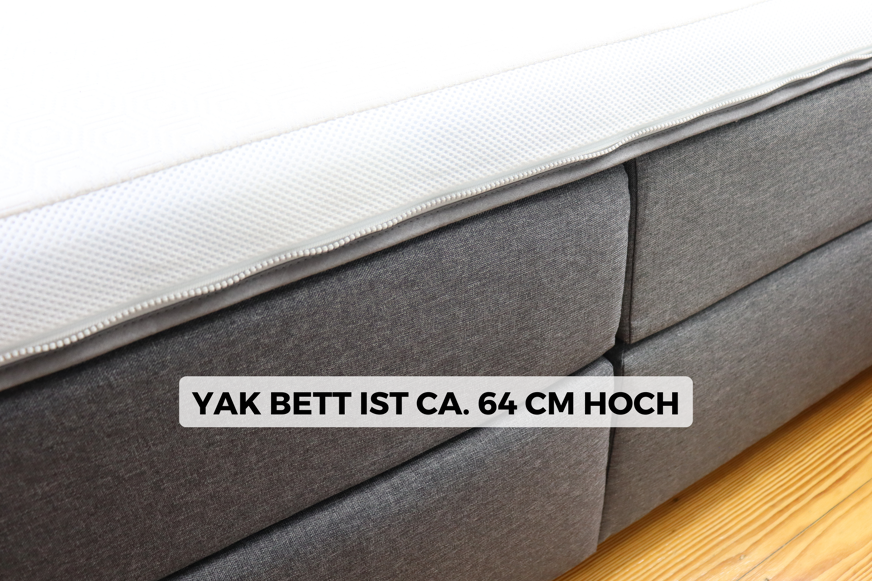 Das YAK-Bett von der Seite.